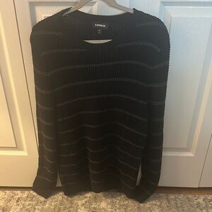 Express Black Sweater for Men